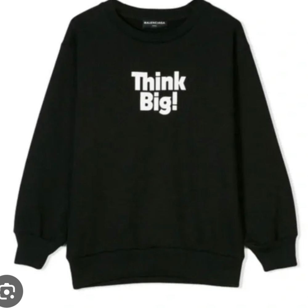 Balenciaga Think Big Crewneck - kids 10
